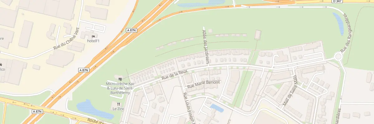Plan du 43 Rue de la Reux à Saint-Barthélemy-d’Anjou