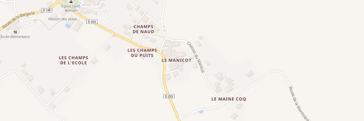 Plan du 5046 Le Manicot à Guitinières