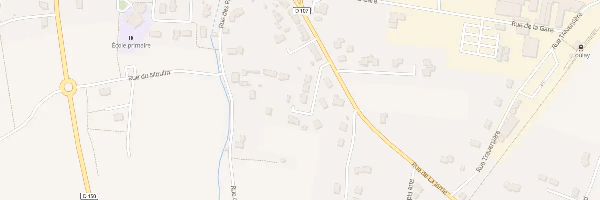 Plan du 6 Rue du Lot du Chateau d’Eau à Loulay