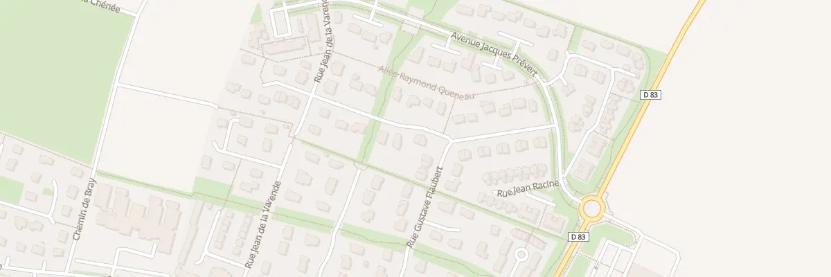 Plan du 11B Rue de Tocqueville à Thue et Mue