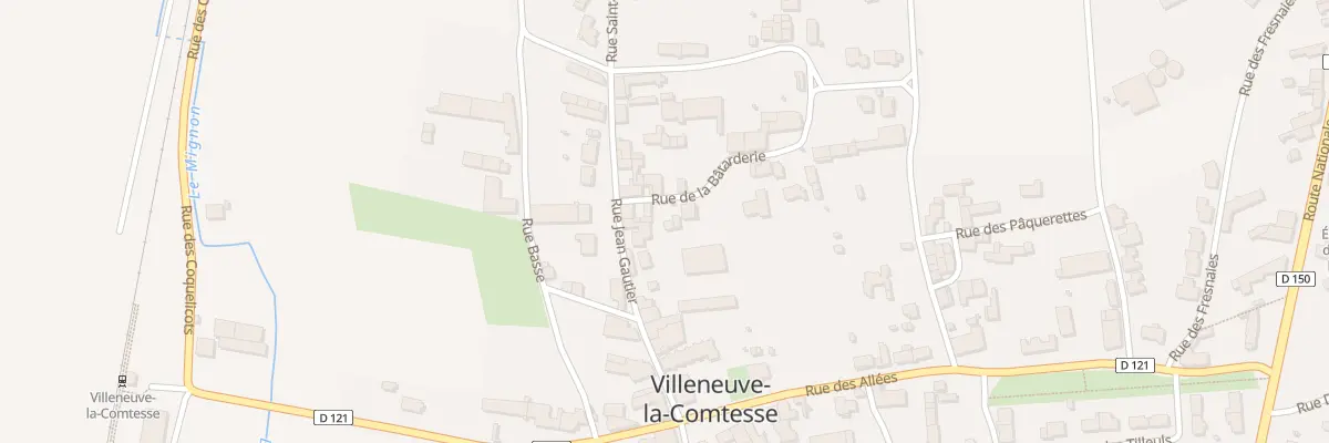 Plan du 8 Rue Jean Gautier à Villeneuve-la-Comtesse