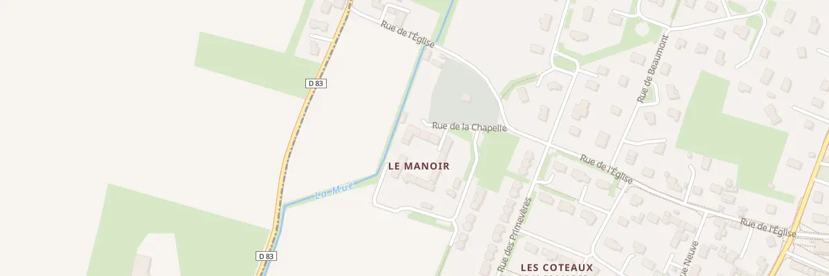 Plan du 1 Rue de la Chapelle à Saint-Manvieu-Norrey