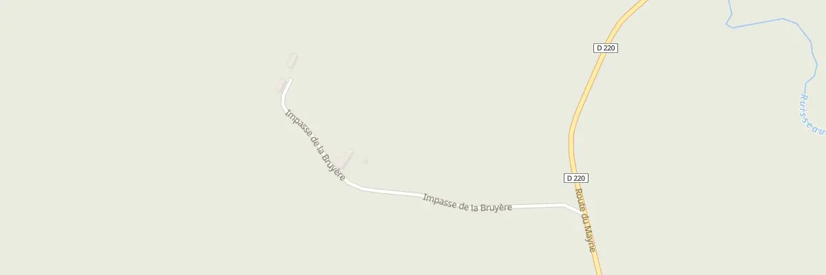 Plan du 320 Imp de la Bruyere à Bernos-Beaulac