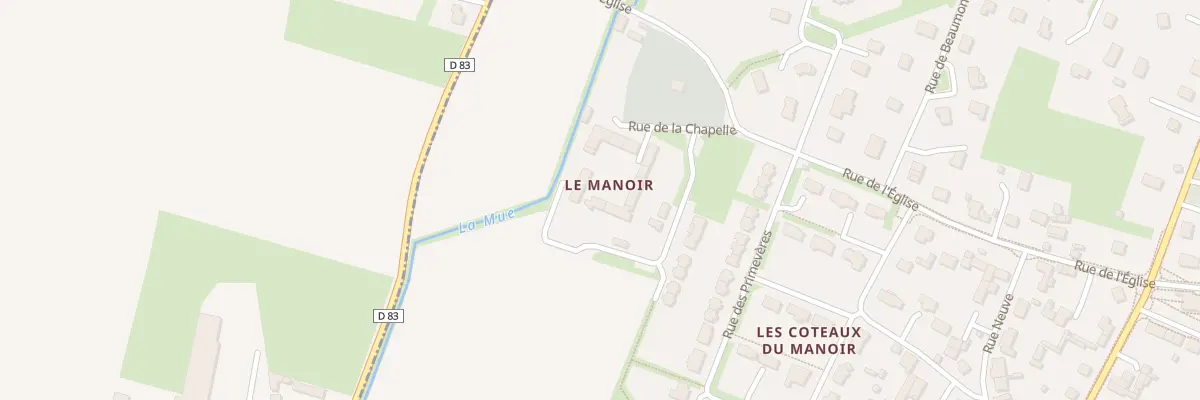Plan du 17 Rue de la Chapelle à Saint-Manvieu-Norrey