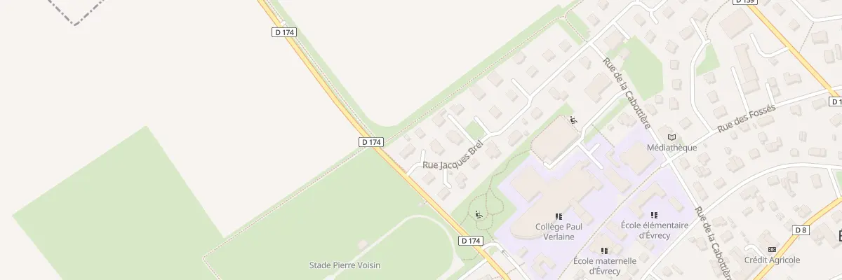 Plan du 40 Rue Jacques Brel à Évrecy
