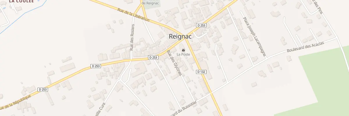 Plan du 106 Le Bourg à Reignac
