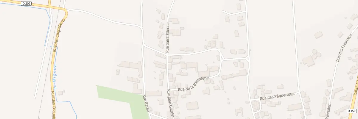 Plan du 20 Rue Jean Gautier à Villeneuve-la-Comtesse