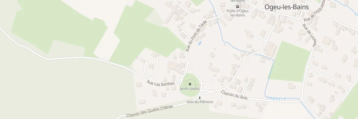 Plan du 20 Rue du Pont de Taüle à Ogeu-les-Bains