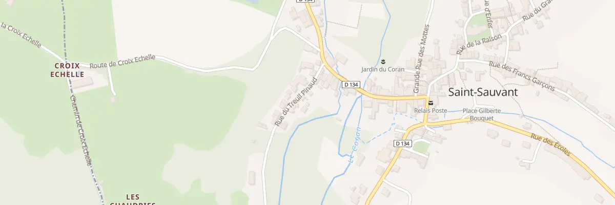 Plan du 1 Rue du Treuil Pinaud à Saint-Sauvant