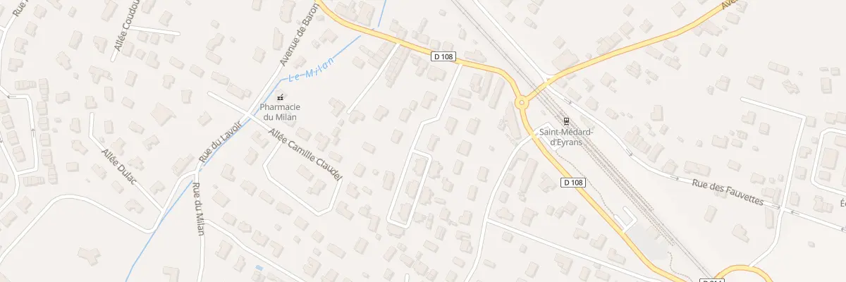 Plan du 45 Av de Baron à Saint-Médard-d’Eyrans