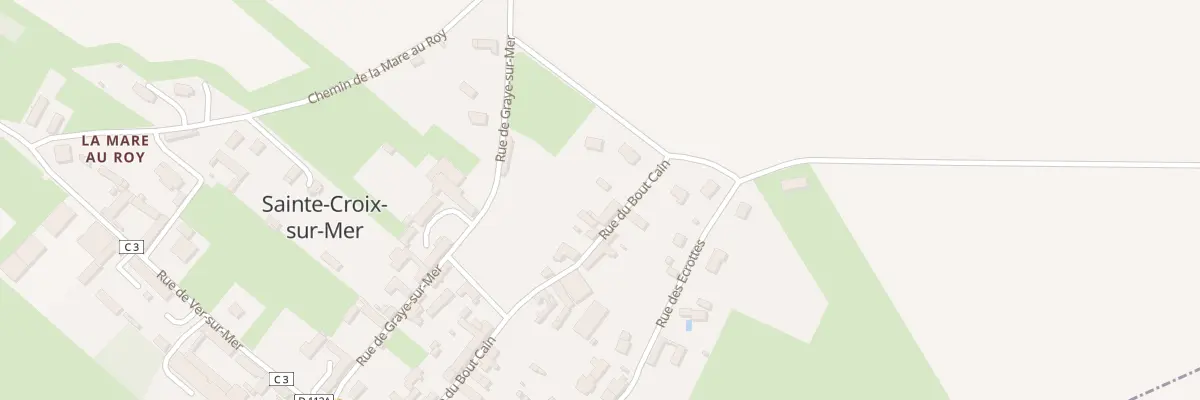Plan du 13 Rue du Bout Cain à Sainte-Croix-sur-Mer