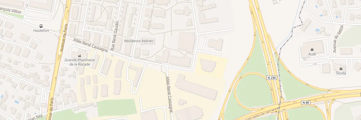 Plan du 1 Rue Georges Jerome Duret à Lormont