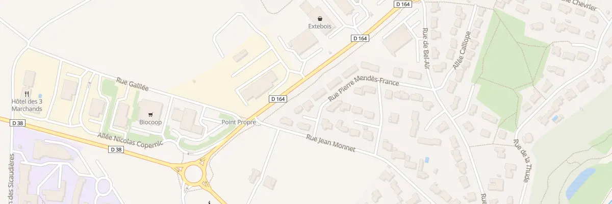 Plan du 7 Rue Pierre Mendes France à Bressuire
