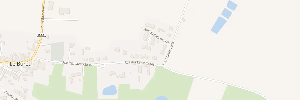Plan du 3 Imp du Petit Bonnet au Buret