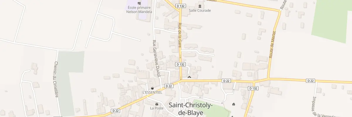 Plan du 8 Rue de la Gare à Saint-Christoly-de-Blaye