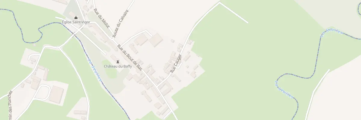 Plan du 4 Rue Cauger à Colombiers-sur-Seulles