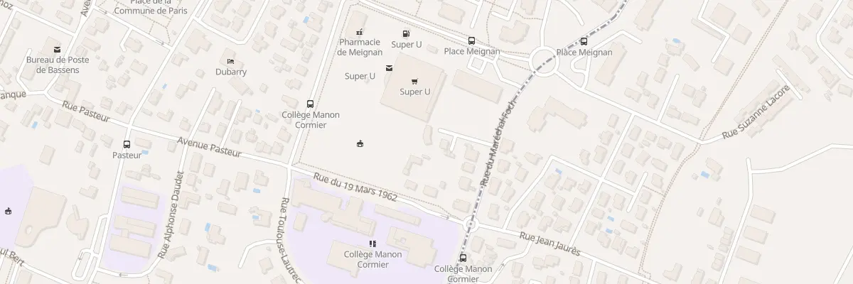 Plan du 22 Rue du Mal Foch à Bassens