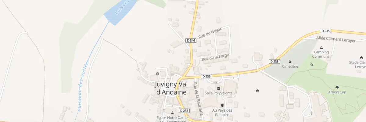 Plan du 3 Rue de la Pietà à Juvigny Val d’Andaine