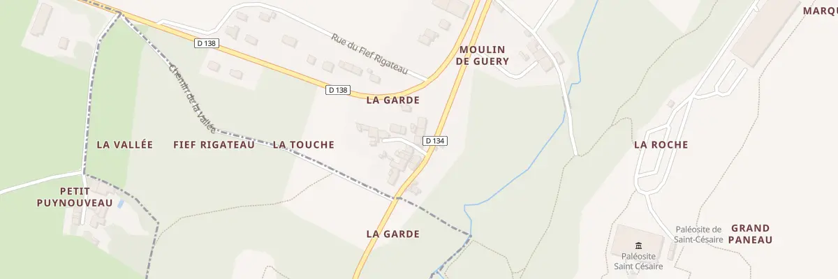 Plan du 6 Chez Lagarde à Saint-Césaire