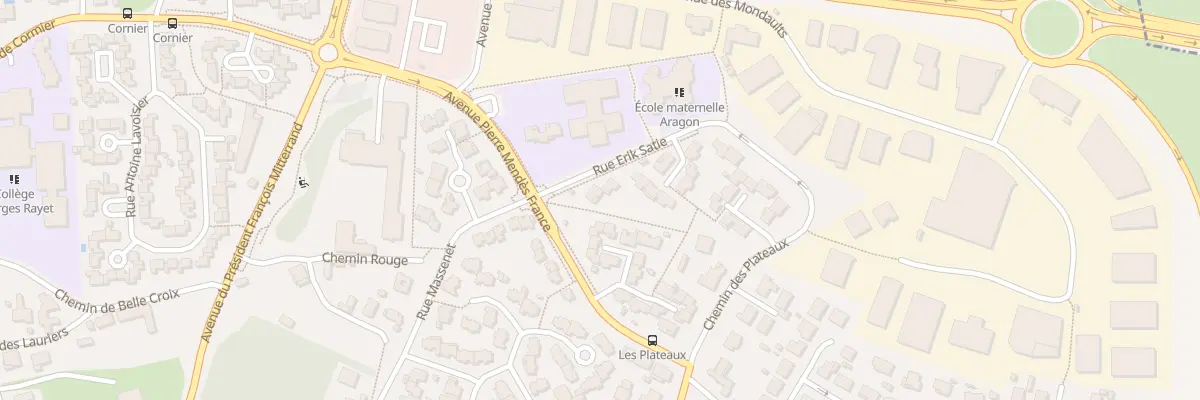 Plan du 8 Rue Erik Satie à Floirac