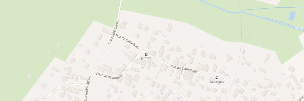 Plan du 55 Rue de Sabarèges à Ambarès-et-Lagrave