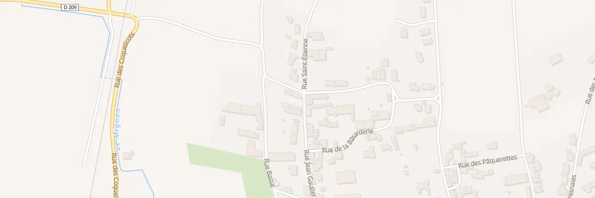 Plan du 15 Rue Jean Gautier à Villeneuve-la-Comtesse