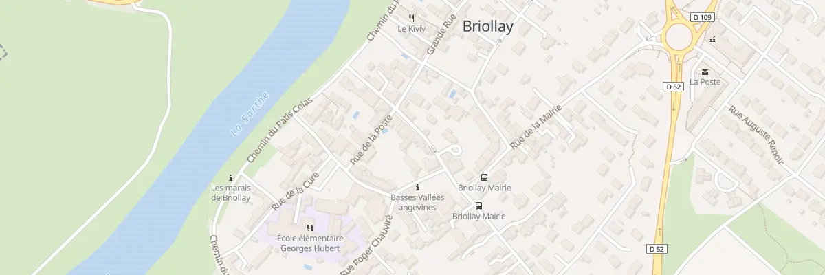 Plan du 3 Grande Rue à Briollay