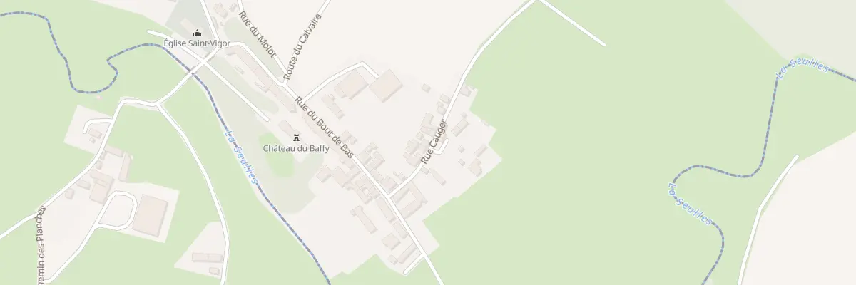 Plan du 7 Rue Cauger à Colombiers-sur-Seulles