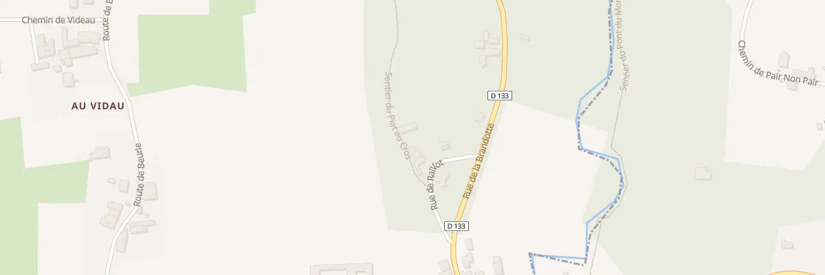 Plan du 2 Che du Pelgris à Tauriac