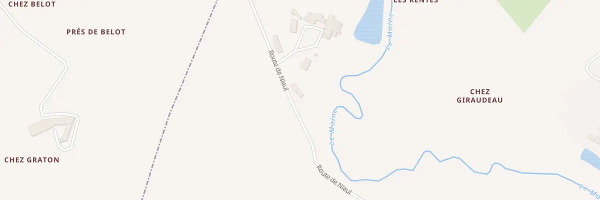 Plan du 40 Rte de Nieul à Saint-Hilaire-du-Bois