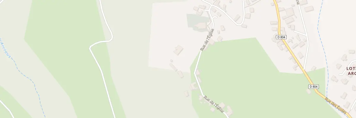 Plan du 20 Rue de l’Eglise à Arbus