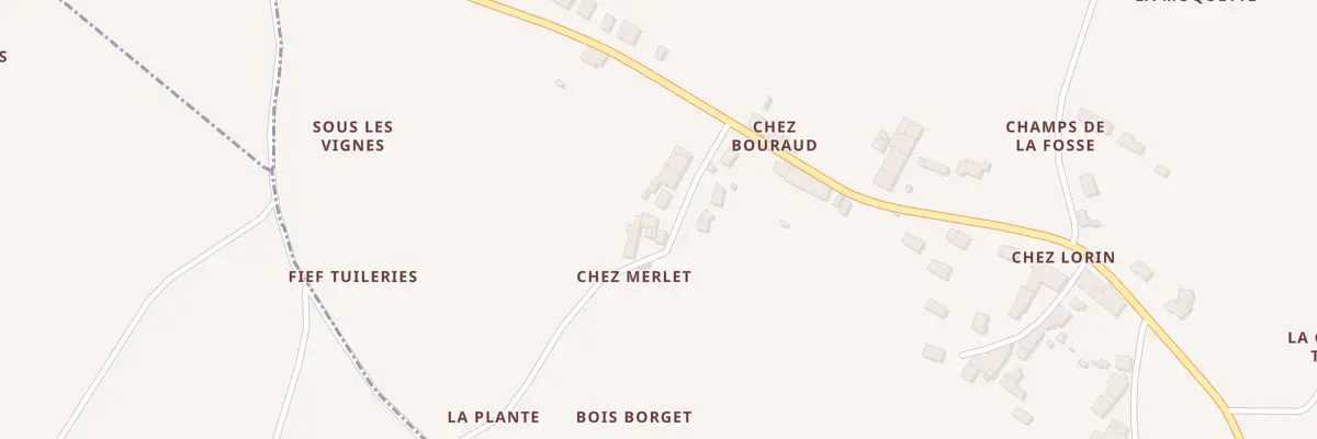 Plan du 19 Chez Merlet à Saint-Césaire