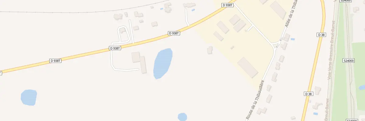 Plan du 11 Rte de Fontenay l’Comte Terves à Bressuire