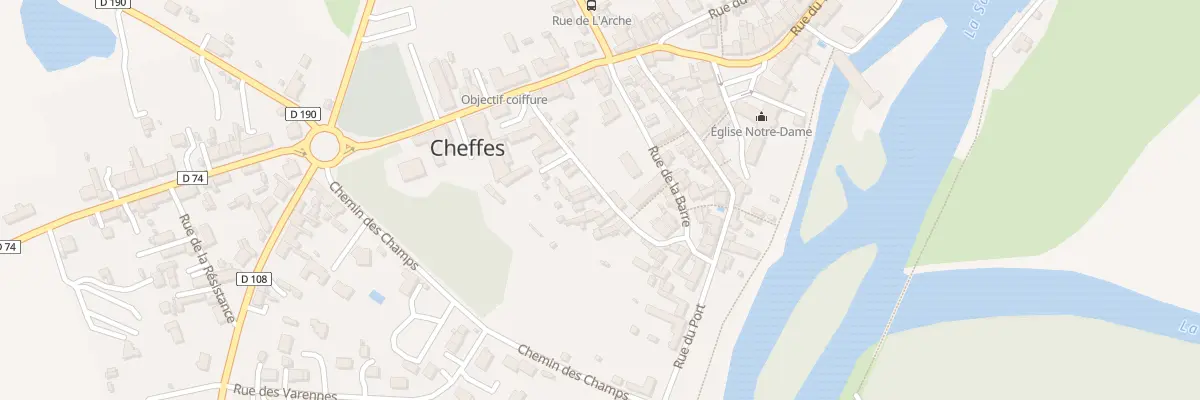 Plan du 8 Rue de la Frairie à Cheffes