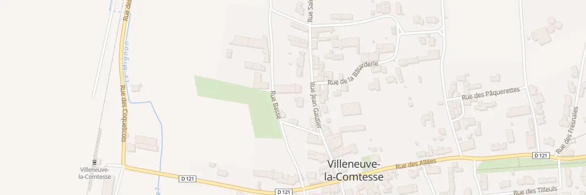 Plan du 7 Rue Jean Gautier à Villeneuve-la-Comtesse