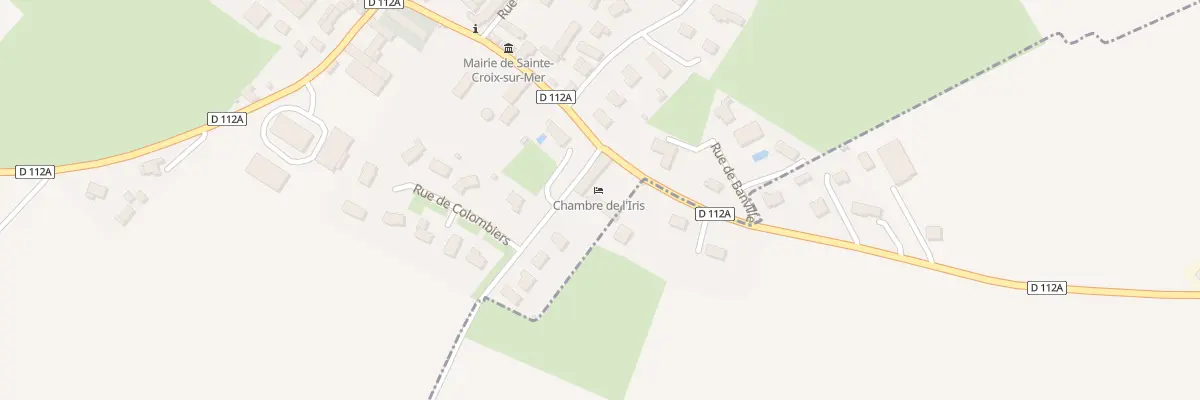 Plan du 1 Rue de Colombiers à Sainte-Croix-sur-Mer
