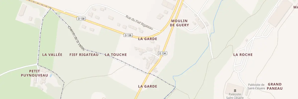 Plan du 8 Chez Lagarde à Saint-Césaire