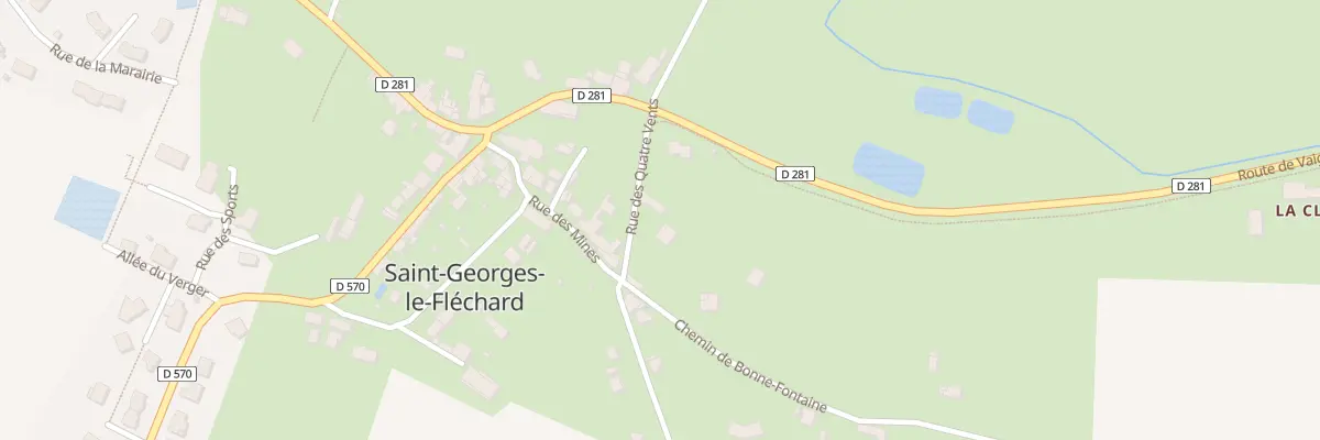 Plan du 4 Rue des Quatre Vents à Saint-Georges-le-Fléchard