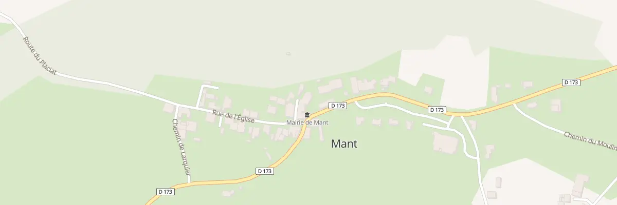 Plan du 29 Rte de Samadet à Mant