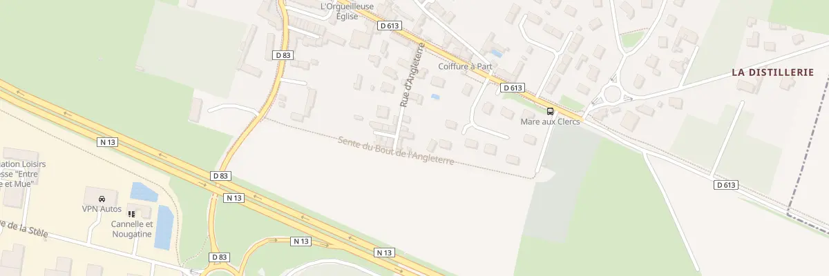 Plan du 7 Rue d’Angleterre à Thue et Mue