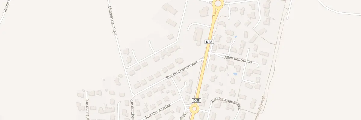 Plan du 43 Rue du Chemin Vert Terves à Bressuire