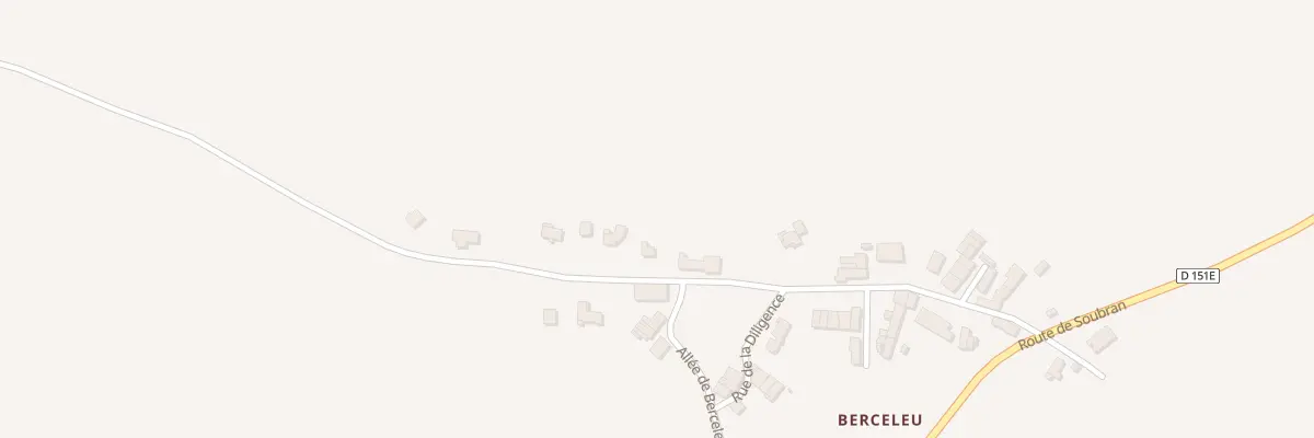 Plan du 18 Berceleu Nord à Allas-Bocage