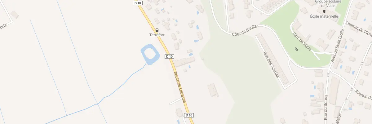 Plan du 39 Rte de Latresne à Bouliac