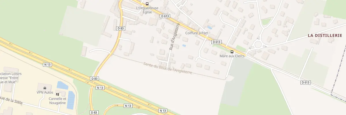 Plan du 5 Rue d’Angleterre à Thue et Mue