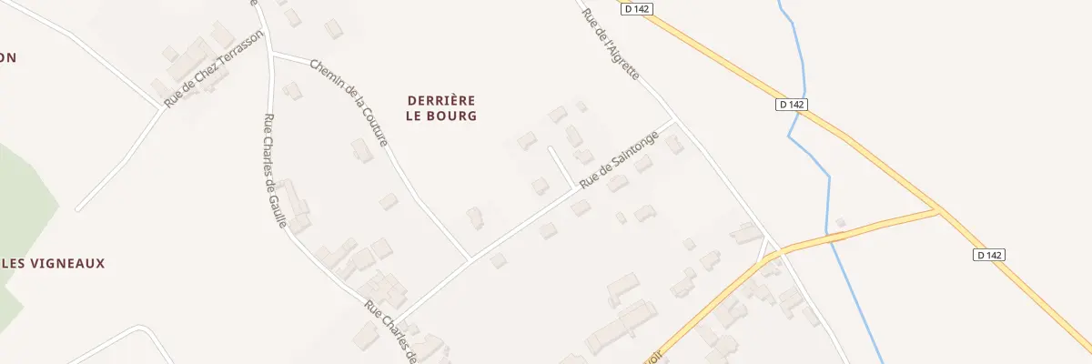 Plan du 9 Rue de Saintonge à Avy