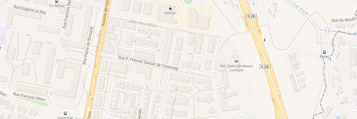 Plan du 2 Rue Adrien Lorcher à Lormont
