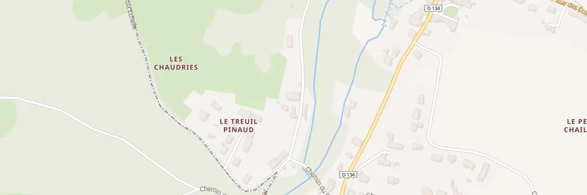 Plan du 16 Rue du Treuil Pinaud à Saint-Sauvant