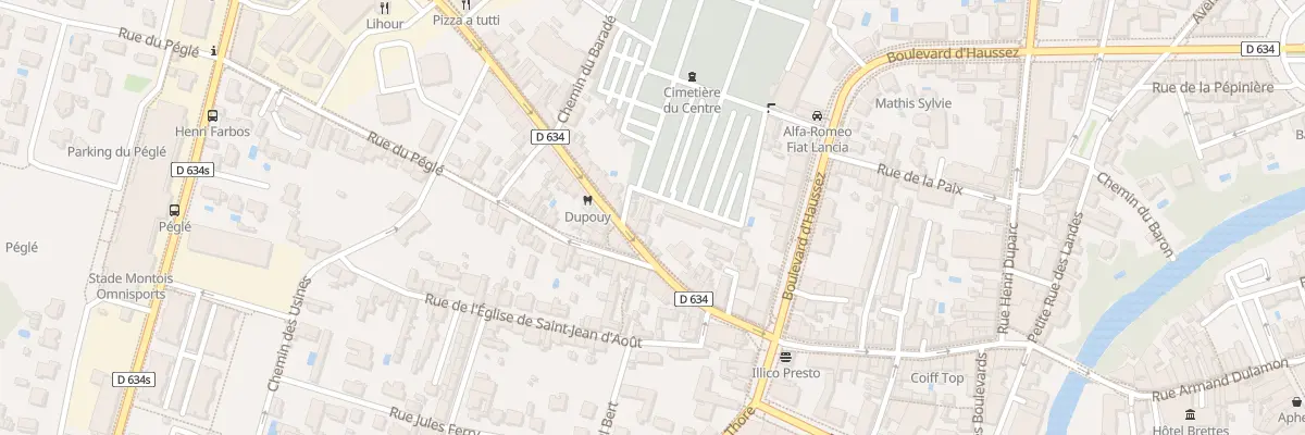 Plan du 18B Av Henri Farbos à Mont-de-Marsan