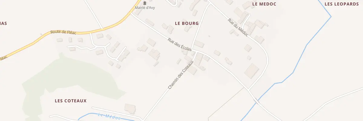 Plan du 20 Rue des Ecoles à Avy