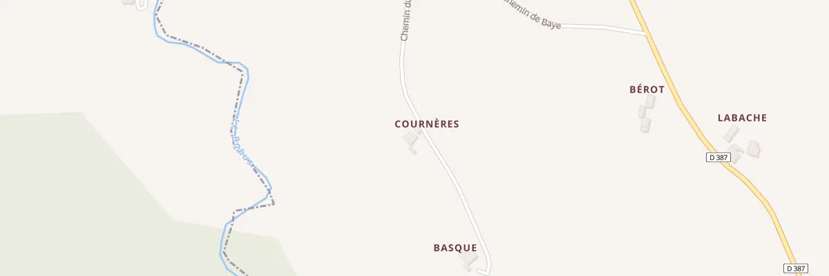 Plan du 240 Che du Basque à Montgaillard